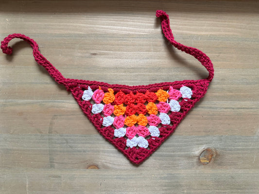 Lesbian Pride Flag Bandana - size small